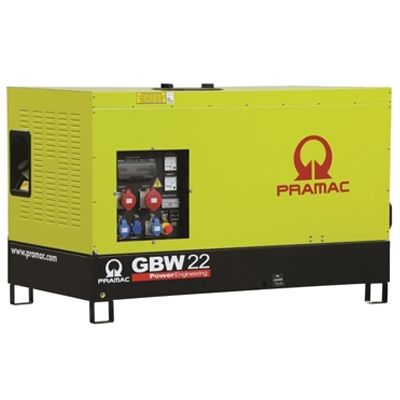 Дизельный генератор PRAMAC GBW22Y Linz однофазный в кожухе
